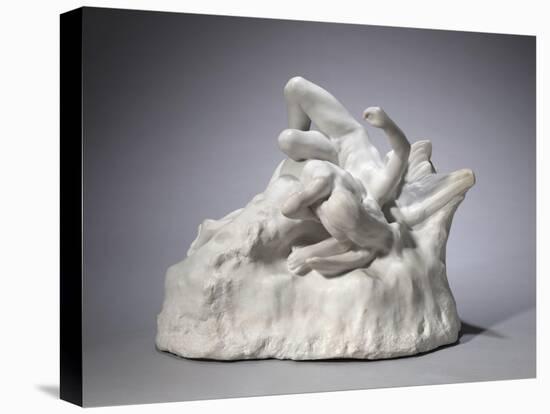 The Fall of the Angels, C.1890-1900 (Marble)-Auguste Rodin-Stretched Canvas