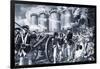 The Fall of the Bastille in 1789-Paul Rainer-Framed Giclee Print