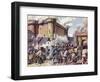 The Fall of the Bastille-Mike White-Framed Giclee Print