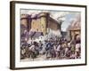 The Fall of the Bastille-Mike White-Framed Giclee Print