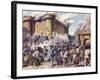 The Fall of the Bastille-Mike White-Framed Giclee Print