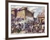 The Fall of the Bastille-Mike White-Framed Giclee Print
