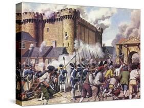 The Fall of the Bastille-Mike White-Stretched Canvas