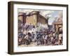 The Fall of the Bastille-Mike White-Framed Giclee Print