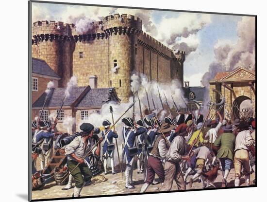 The Fall of the Bastille-Mike White-Mounted Giclee Print