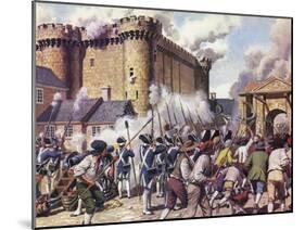 The Fall of the Bastille-Mike White-Mounted Giclee Print