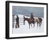 The Fall of the Cowboy-Frederic Sackrider Remington-Framed Premium Giclee Print