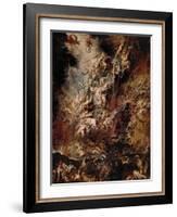 The Fall of the Damned-Peter Paul Rubens-Framed Giclee Print