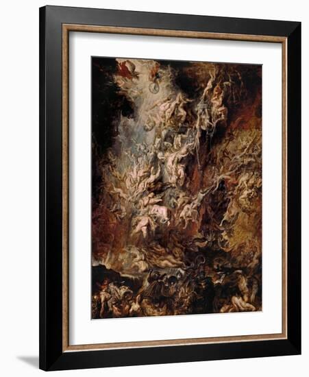 The Fall of the Damned-Peter Paul Rubens-Framed Giclee Print