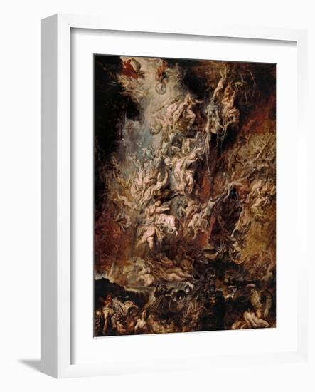 The Fall of the Damned-Peter Paul Rubens-Framed Giclee Print