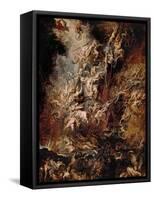 The Fall of the Damned-Peter Paul Rubens-Framed Stretched Canvas