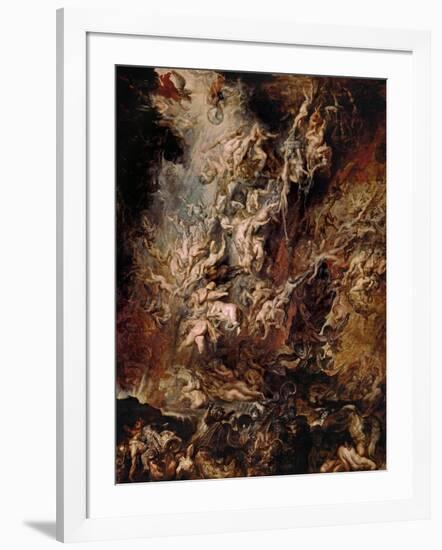 The Fall of the Damned-Peter Paul Rubens-Framed Giclee Print