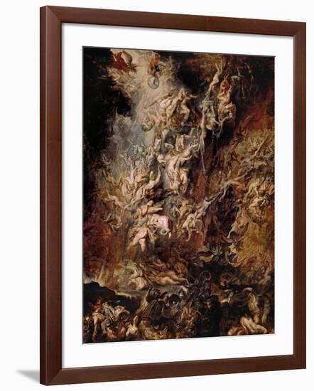 The Fall of the Damned-Peter Paul Rubens-Framed Giclee Print