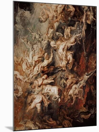 The Fall of the Damned-Peter Paul Rubens-Mounted Giclee Print