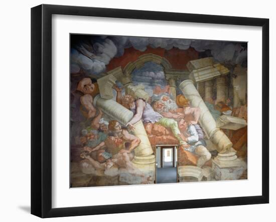 The Fall of the Giants-Giulio Romano-Framed Giclee Print