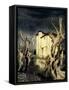 'The Fall of the House of Usher' by Edgar Allan Poe-Arthur Rackham-Framed Stretched Canvas