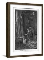 The Fall of the House of Usher Roderick and His Twin Sister Madeline Inside the House-Albert E. Sterner-Framed Art Print
