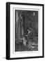 The Fall of the House of Usher Roderick and His Twin Sister Madeline Inside the House-Albert E. Sterner-Framed Art Print