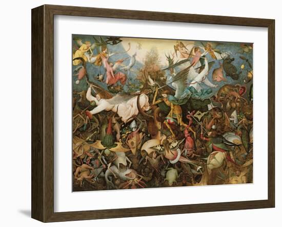 The Fall of the Rebel Angels, 1562-Pieter Bruegel the Elder-Framed Giclee Print