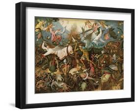 The Fall of the Rebel Angels, 1562-Pieter Bruegel the Elder-Framed Giclee Print