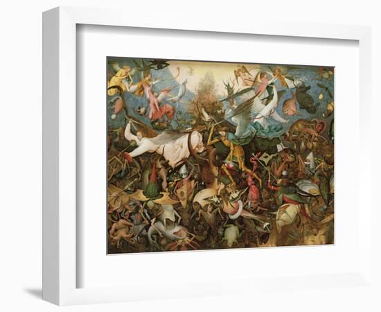 The Fall of the Rebel Angels, 1562-Pieter Bruegel the Elder-Framed Premium Giclee Print