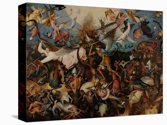 The Fall of the Rebel Angels, 1562-Pieter Bruegel the Elder-Stretched Canvas