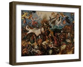 The Fall of the Rebel Angels, 1562-Pieter Bruegel the Elder-Framed Premium Giclee Print