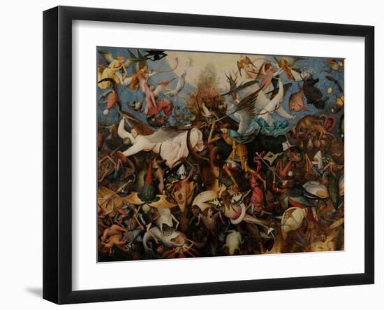 The Fall of the Rebel Angels, 1562-Pieter Bruegel the Elder-Framed Premium Giclee Print