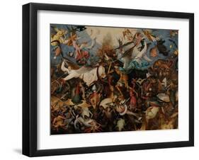 The Fall of the Rebel Angels, 1562-Pieter Bruegel the Elder-Framed Premium Giclee Print