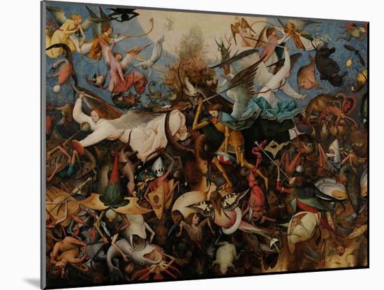 The Fall of the Rebel Angels, 1562-Pieter Bruegel the Elder-Mounted Premium Giclee Print