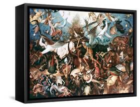 The Fall of the Rebel Angels, 1562-Pieter Bruegel the Elder-Framed Stretched Canvas