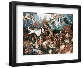 The Fall of the Rebel Angels, 1562-Pieter Bruegel the Elder-Framed Giclee Print