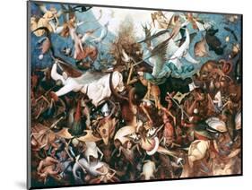 The Fall of the Rebel Angels, 1562-Pieter Bruegel the Elder-Mounted Giclee Print