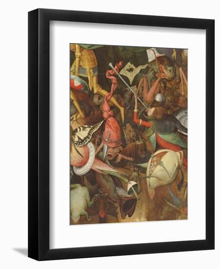 The Fall of the Rebel Angels, 1562-Pieter Bruegel the Elder-Framed Giclee Print