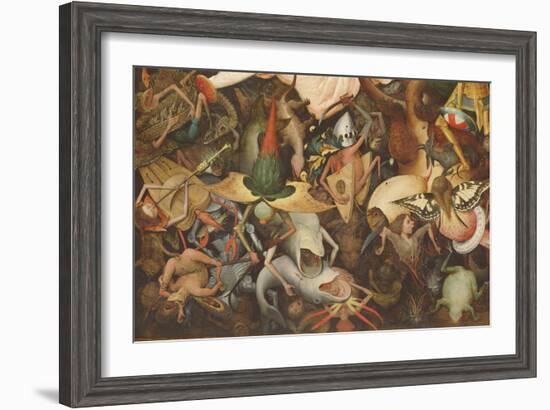 The Fall of the Rebel Angels, 1562-Pieter Bruegel the Elder-Framed Giclee Print