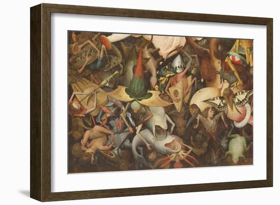 The Fall of the Rebel Angels, 1562-Pieter Bruegel the Elder-Framed Giclee Print