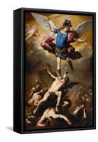 The Fall of the Rebel Angels, C. 1660-Luca Giordano-Framed Stretched Canvas
