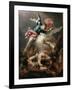 The Fall of the Rebel Angels, C.1720-Sebastiano Ricci-Framed Giclee Print