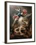 The Fall of the Rebel Angels, C.1720-Sebastiano Ricci-Framed Giclee Print