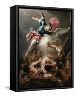 The Fall of the Rebel Angels, C.1720-Sebastiano Ricci-Framed Stretched Canvas
