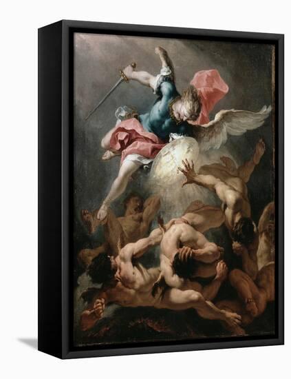 The Fall of the Rebel Angels, C.1720-Sebastiano Ricci-Framed Stretched Canvas