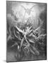 The Fall of the Rebel Angels, from Book I of 'Paradise Lost' by John Milton (1608-74) C.1868-Gustave Dor?-Mounted Premium Giclee Print