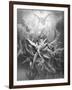The Fall of the Rebel Angels, from Book I of 'Paradise Lost' by John Milton (1608-74) C.1868-Gustave Dor?-Framed Giclee Print