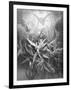 The Fall of the Rebel Angels, from Book I of 'Paradise Lost' by John Milton (1608-74) C.1868-Gustave Dor?-Framed Giclee Print