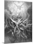 The Fall of the Rebel Angels, from Book I of 'Paradise Lost' by John Milton (1608-74) C.1868-Gustave Dor?-Mounted Giclee Print