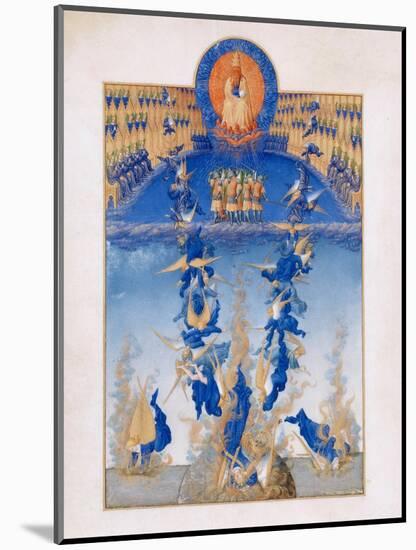 The Fall of the Rebel Angels (Les Très Riches Heures Du Duc De Berr), 1412-1416-null-Mounted Giclee Print