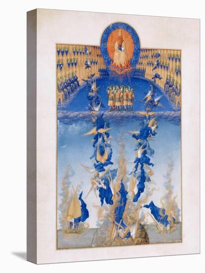 The Fall of the Rebel Angels (Les Très Riches Heures Du Duc De Berr), 1412-1416-null-Stretched Canvas