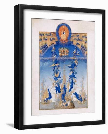 The Fall of the Rebel Angels (Les Très Riches Heures Du Duc De Berr), 1412-1416-null-Framed Giclee Print