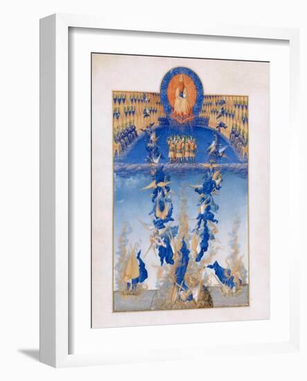 The Fall of the Rebel Angels (Les Très Riches Heures Du Duc De Berr), 1412-1416-null-Framed Giclee Print