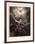 The Fall of the Rebel Angels-Gustave Dore-Framed Giclee Print